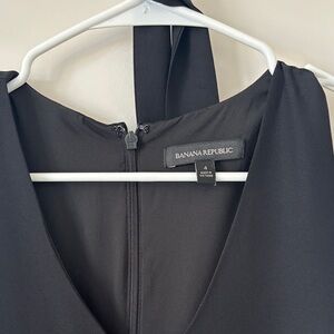 Banana Republic Classic Black Wide Leg Jumpsuit